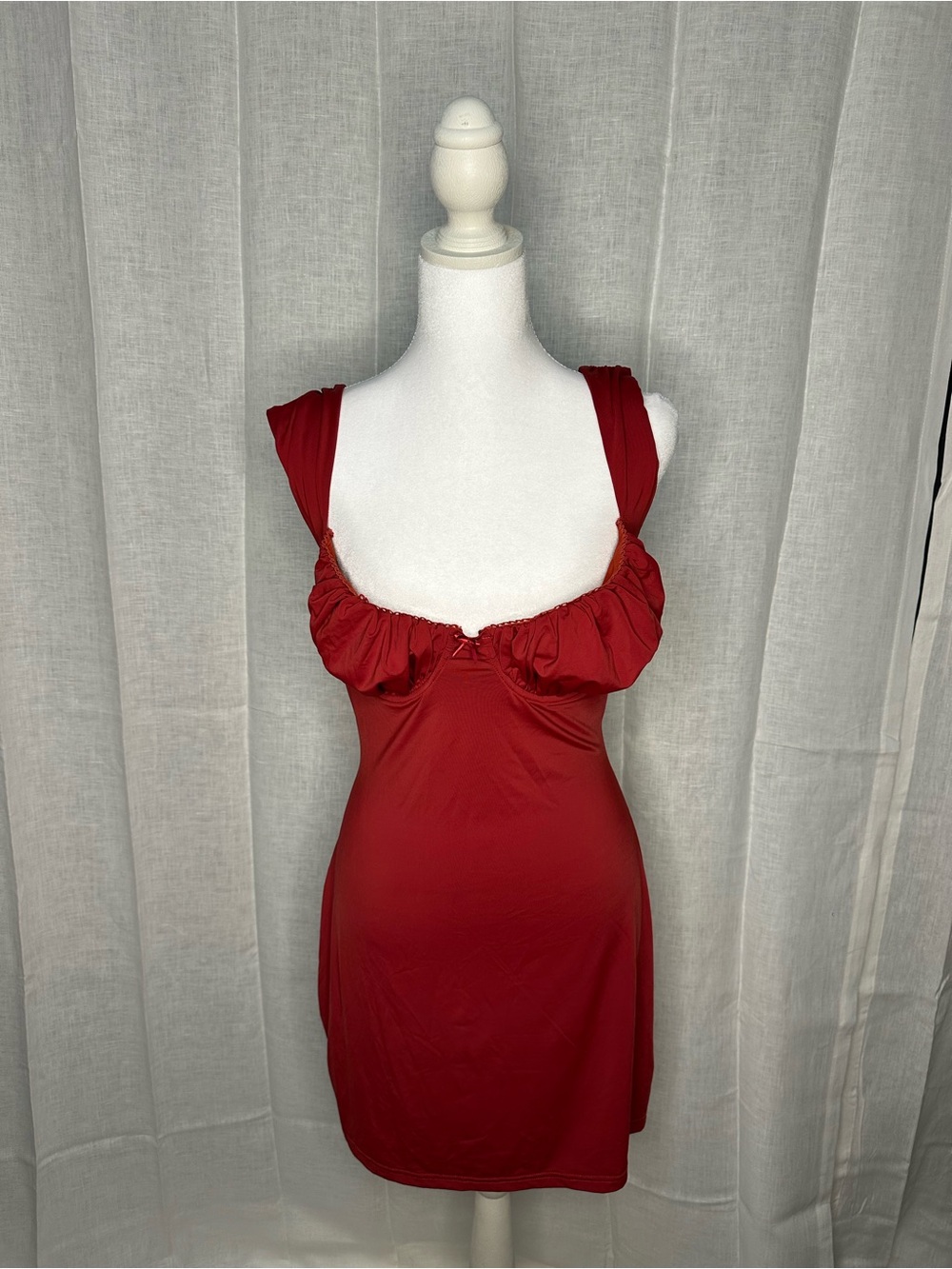 Red Princess Polly Bodycon Mini Dress